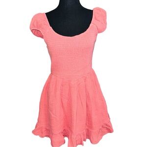 American Eagle Gauzy Dress Mauve